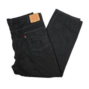 Levi's 550 Black Jeans Men's Size 42 x 30